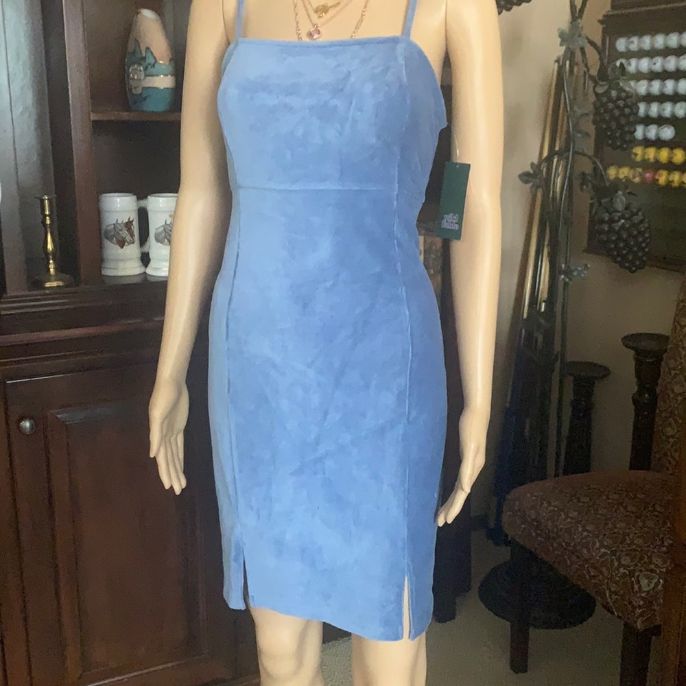Wild Fable Blue Corduroy Dress - Picture 2 of 4